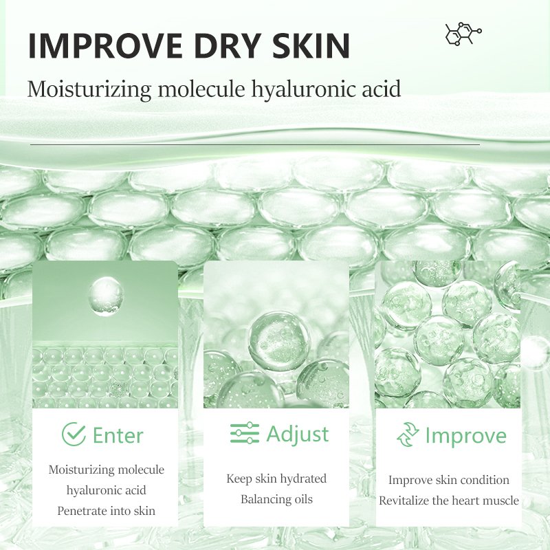 Private Label Skin Care Brightening Repairing Anti Aging Small Molecele Hyaluronic Acid Ampoule Serum