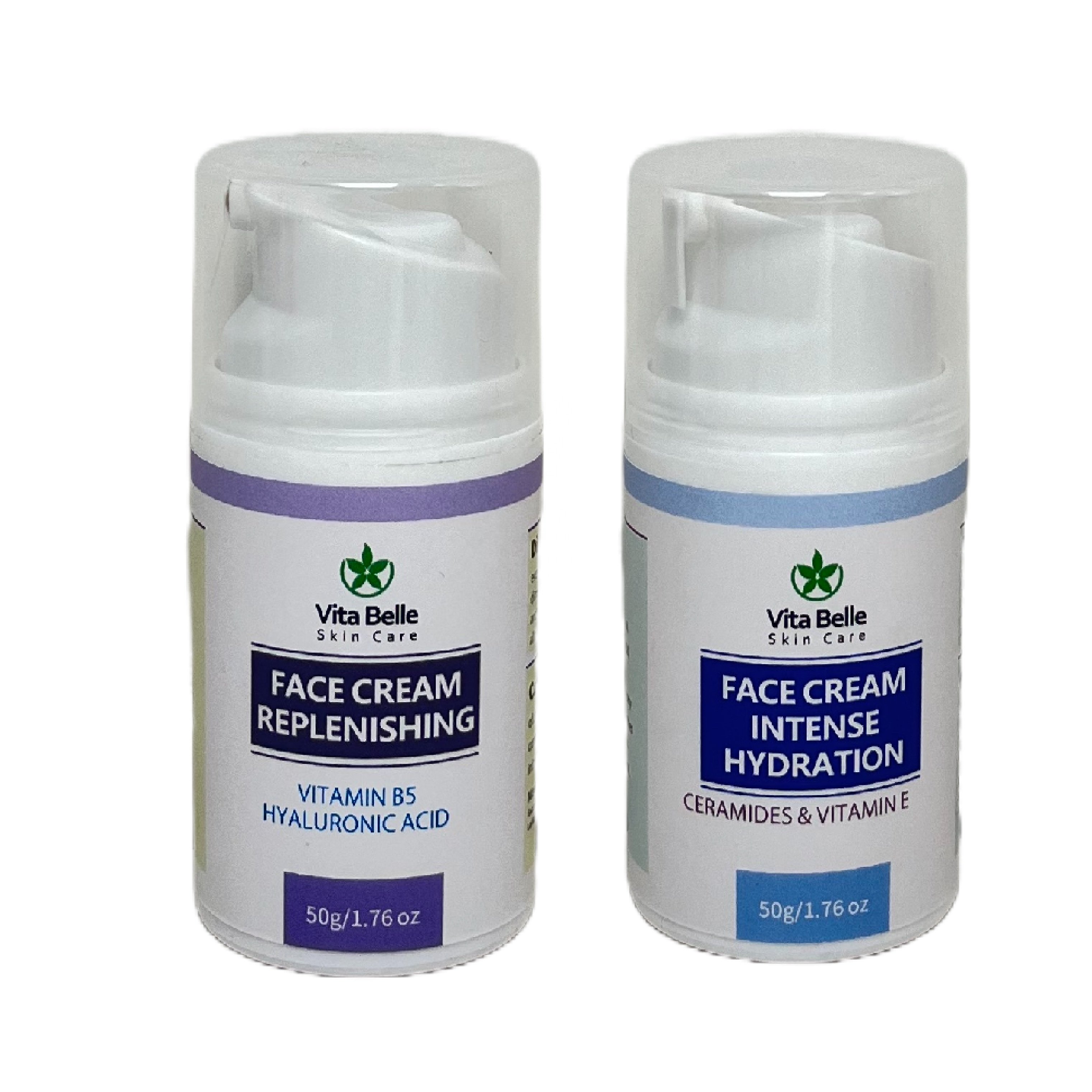 Hypoallergenic Shea Butter Hydrating B5 Facial Cream for Sensitive Skin, Water-oil Balance