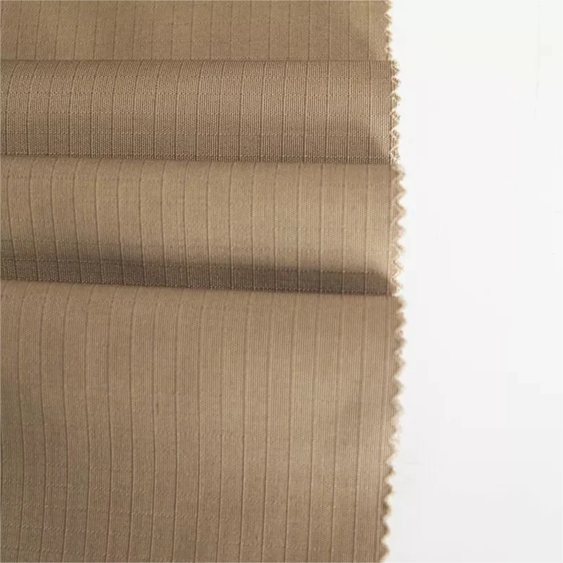 Polyester Viscose Striped Tr Suiting Fabric for Suit and Uniform