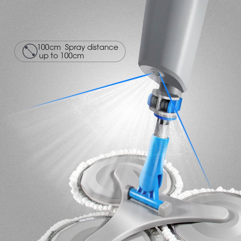 Masthome March EXPO free hand hot selling Household easy cleaning microfiber 3 In 1 Magic spray flat mop
