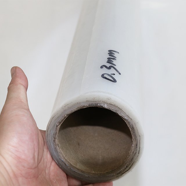 Smooth thickness 0.3mm nature colour silicone sheet