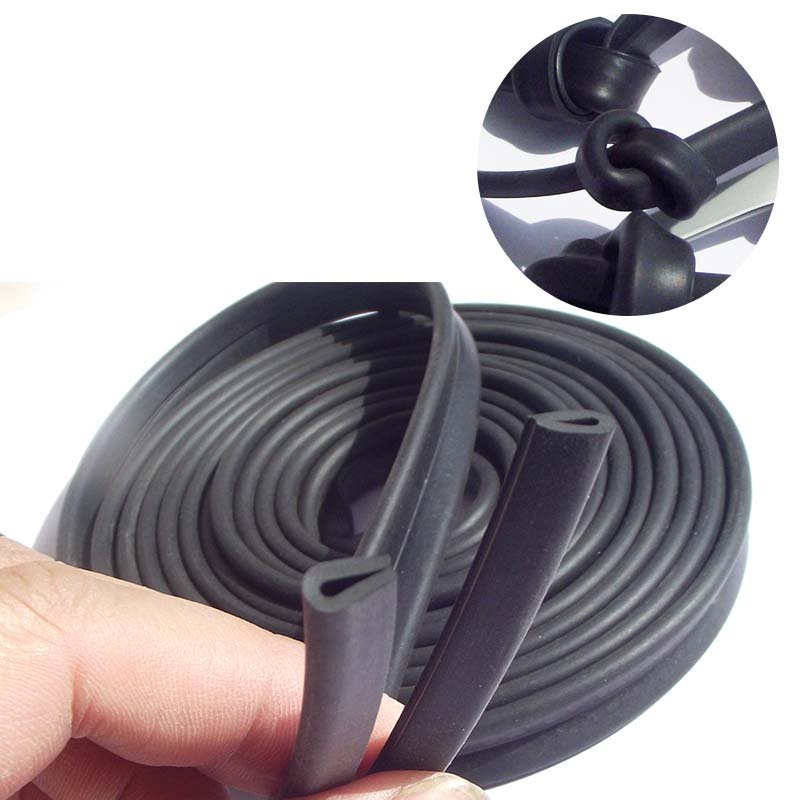 High-quality raw materials of rubber products EPDM or silicone rubber strips U channel edge bands