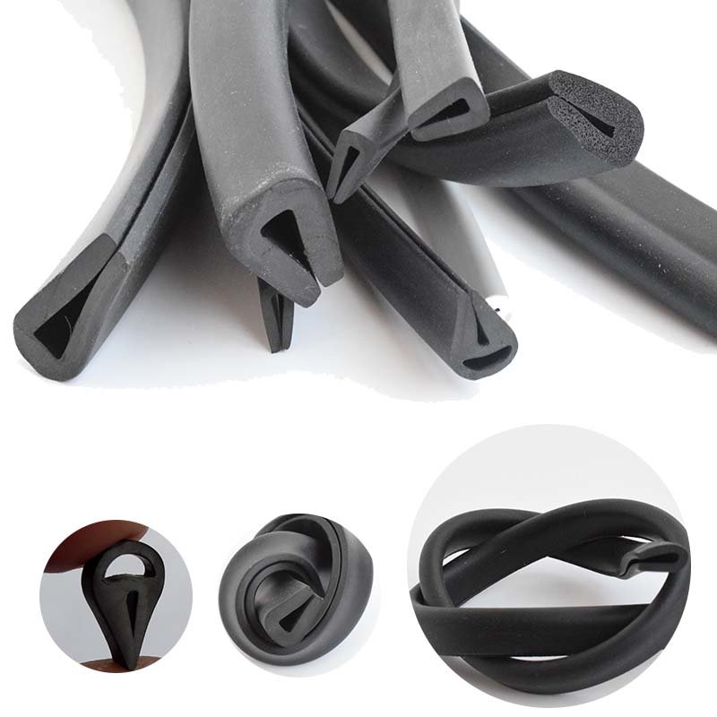 High-quality raw materials of rubber products EPDM or silicone rubber strips U channel edge bands