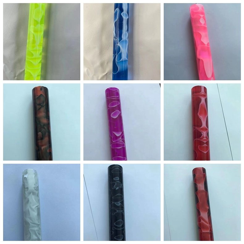 LANDU Manufacture different color acrylic rod for lighting, holder, decoration with different size PMMA rod