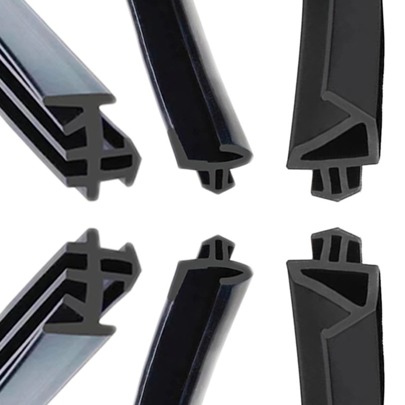 plastic steel window seal strip curtain wall door and window seal strip broken bridge aluminum alloy window gap rubber