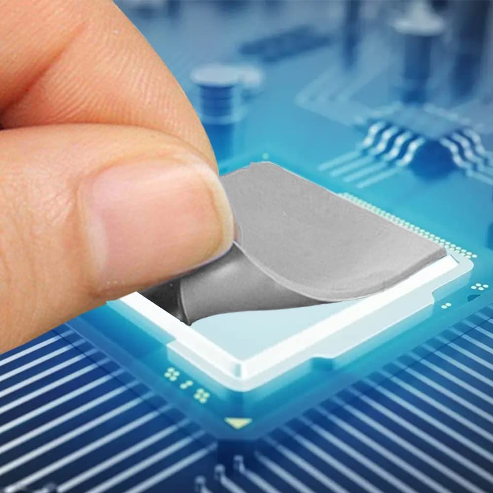 12.8wmk die cut smartphone 1mm 1.5mm 2mm 3mm 12W Insulation Sheet Silicone Hard Drive Cpu GPU Thermal Conductive Pad