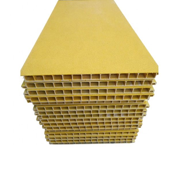 marine plastic Plank Floor dock decking fiberglass pedestrian bridge walkway flooring frp Decking Plank panel