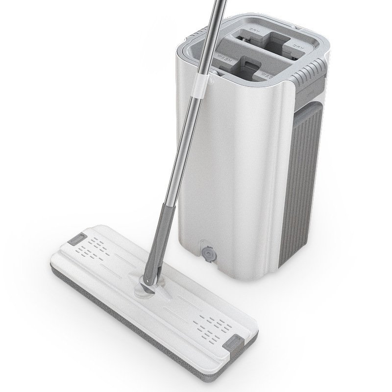 Square bucket mop hand wash mop mop bucket combination