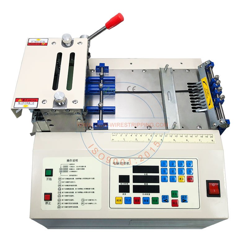 JCW-C02 Automotive rubber belts cutting braided belt shrinkable tube cutting equipment