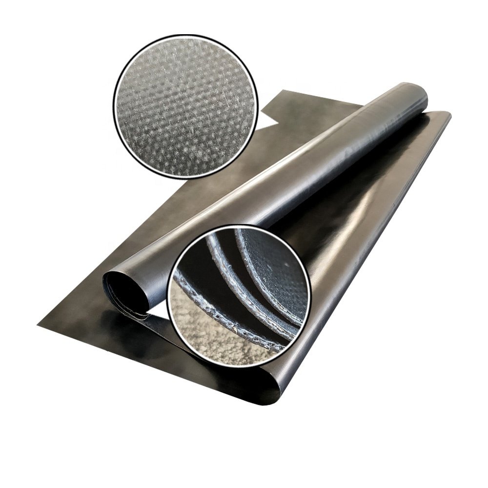 Elastic nylon steel wire fabric reinforced latex fabric insertion 0.5mm rubber sheet