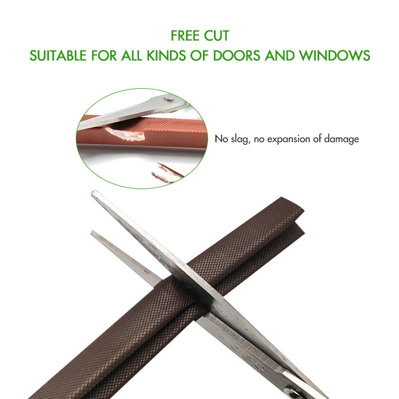 Waterproof anti-collision pu foam weather stripping seal strip for doors frame card slot installation seals gap