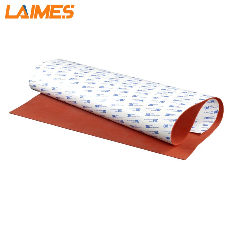 Factory Custom 1mm 2mm 3mm Sheet Silicone Rubber Self Adhesive Closed Cell Sponge Silicone Foam Sheet Silicone Rubber Sheet