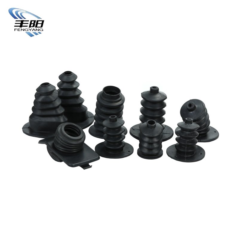 Custom Waterproof Silicone Rubber Bellows Dust Cover silicone dust cover for rubber protectors