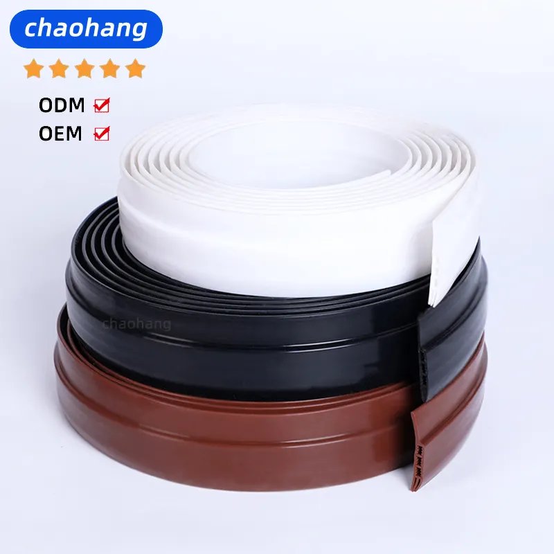 Silicone Rubber Door Bottom Weather Seal Stripping under Sweep Rubber Products Door Seals Strip