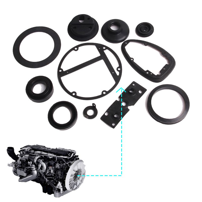 rubber product factory ISO9001 IATF 16949 Certified Anti Slip Silicone Rubber products gasket seals maker silicone gasket