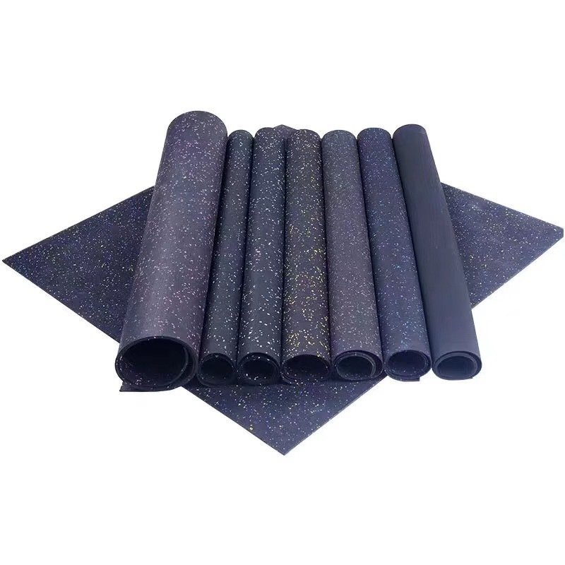 Factory wholesale epdm rubber rolls rice crossfit rubber flooring sheet carpet roll for playground gym 8mm