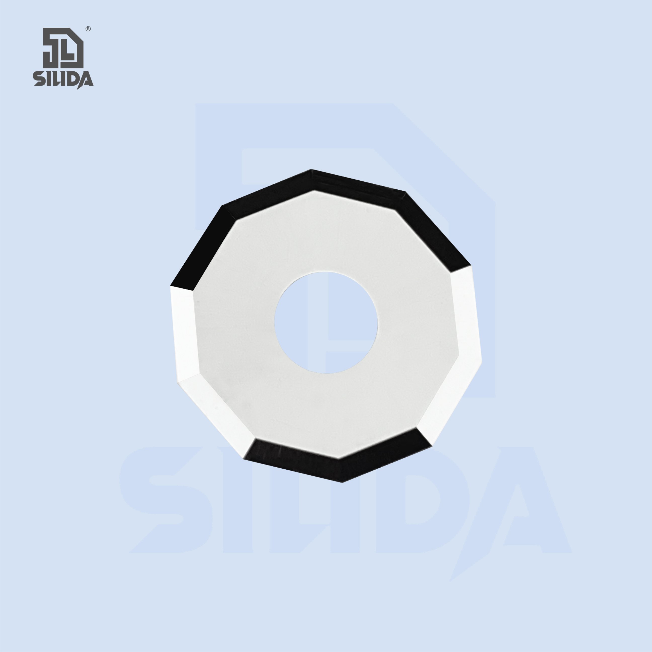 Z50 Z51 Z52 for ZUND Decagonal circular cutting blade Inner diameter 8mm Tungsten carbide cutting blades for textiles