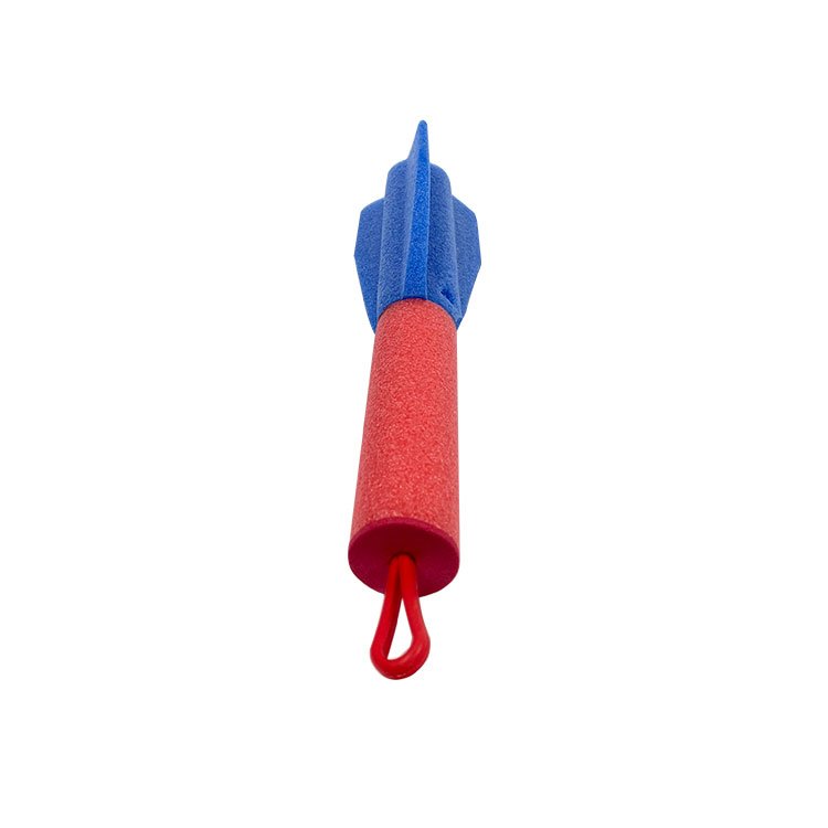Made in china soft gift funny EPE foam light up led slingshot plastic rocket launcher toy