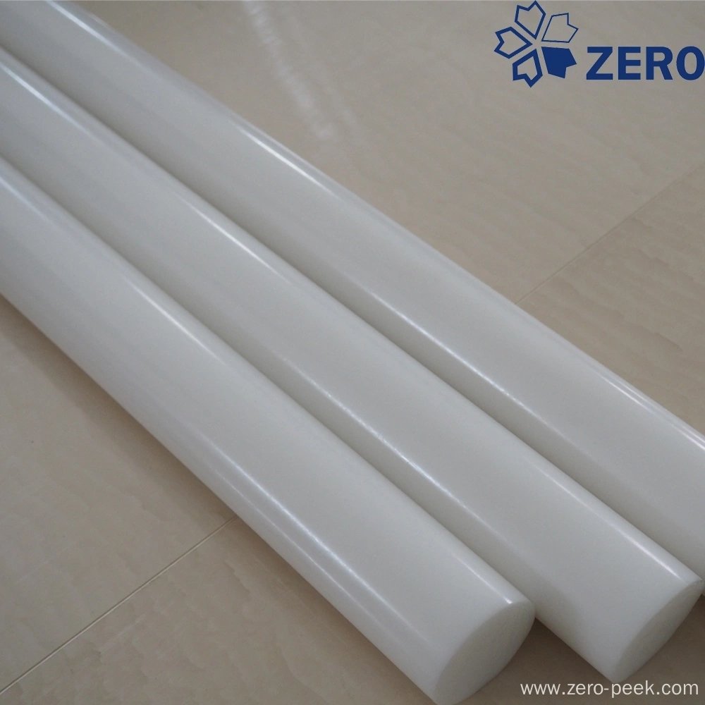 black/white acetal plastic pom rod