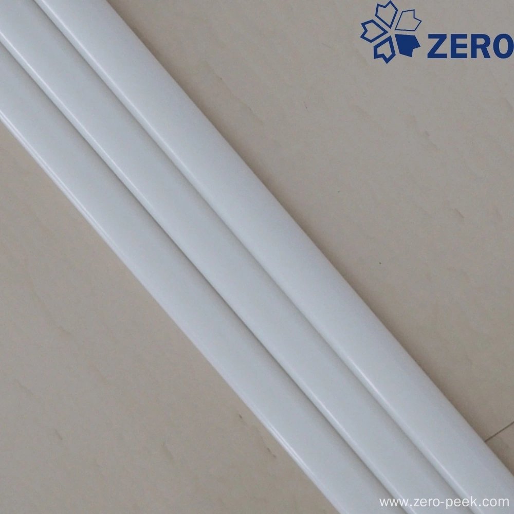 black/white acetal plastic pom rod