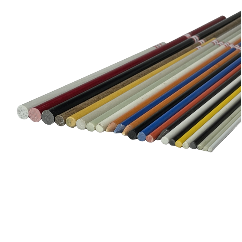 High Strength Flexible FRP Fiberglass Round Solid Rods frp rod fiberglass stake