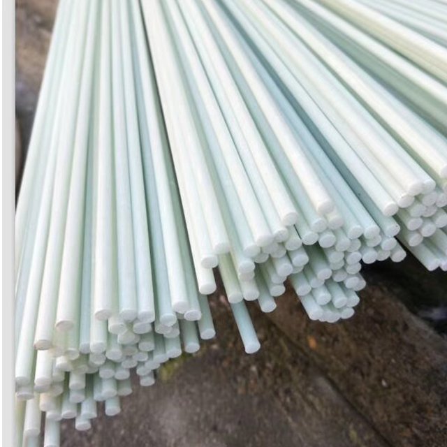 Nursery plant & vine supporting fiberglass rod
