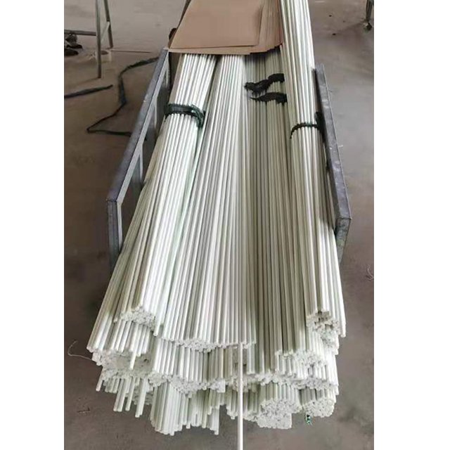 Nursery plant & vine supporting fiberglass rod