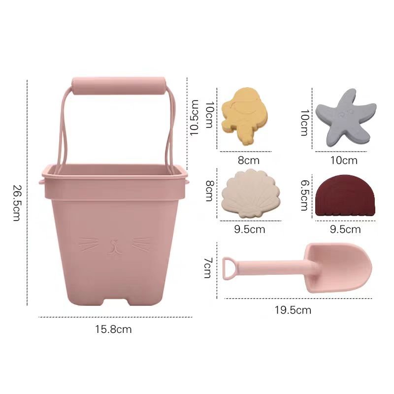Multi-function Waterproof Rubber Silicone Shopping Tote Customized Silicone Beach Bags