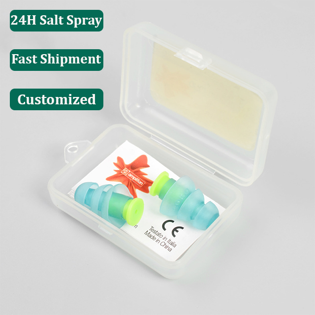 Manufacturer Offers Custom Processing Services Two-color Noise-canceling Earplugs Silicone FKM EPDM Moulded Rubber Parts