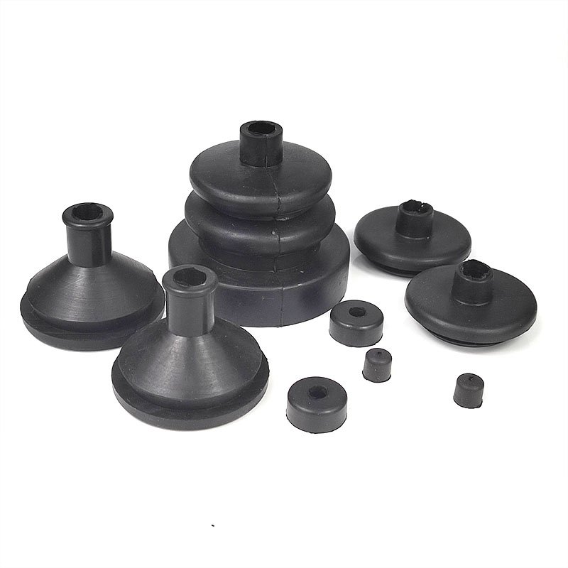Custom Irregular/Profiled Rubber Bellows - Flexible HNBR Hose, Automotive & Car Dust Cover, Silicone Flange Cover