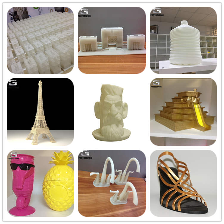 Factory direct price 3d printing service rapid prototype manufacturer sla resin print/ sls nylon 3d print plastic figure parts