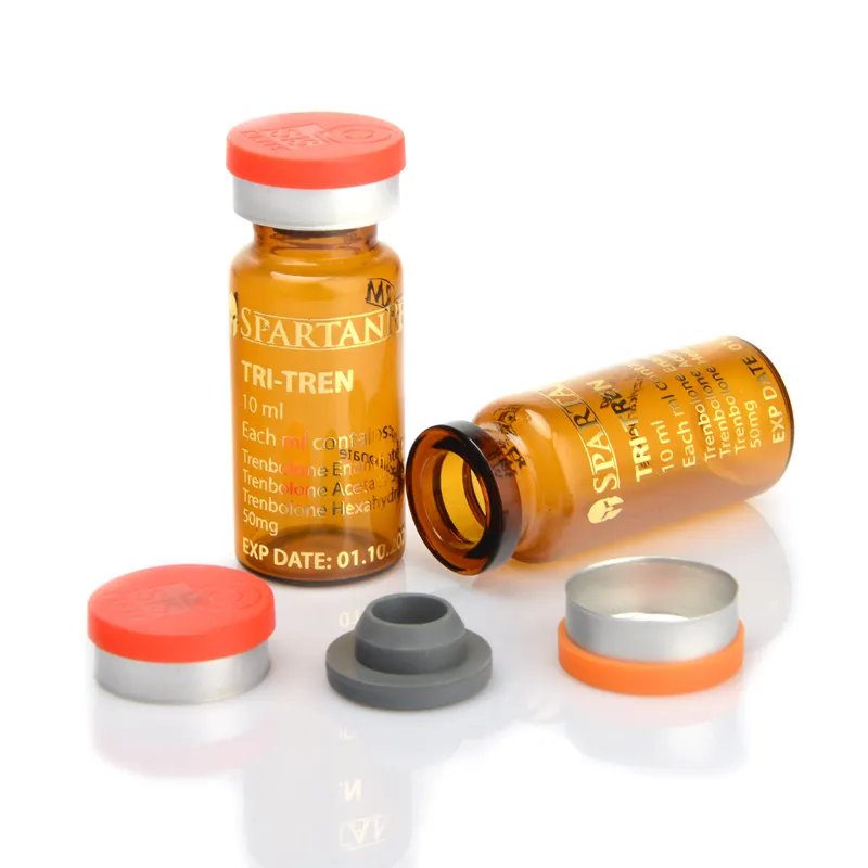 Custom size logo printed clear amber tubular injection glass vial bottle pharmaceutical 10ml vials