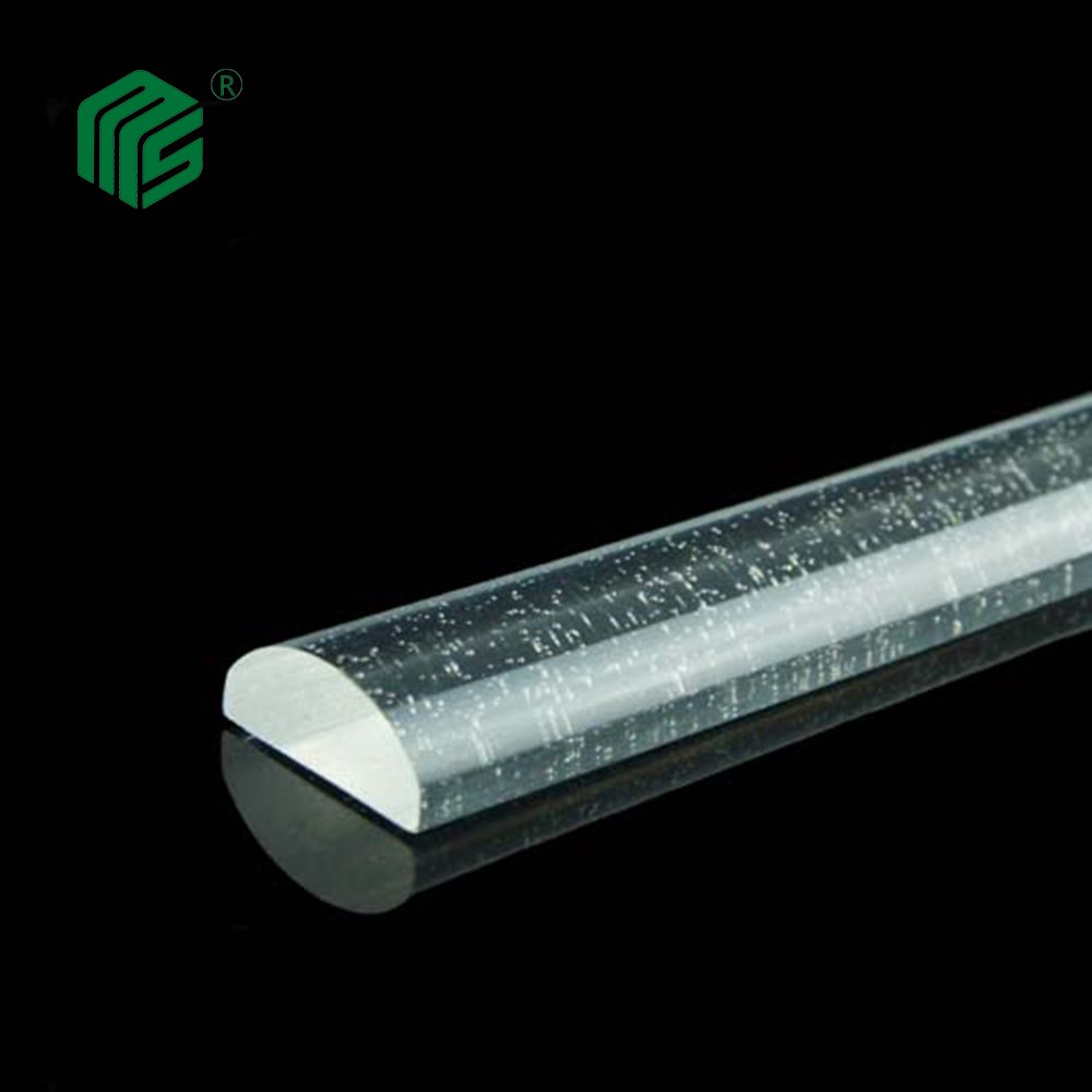 Most Sold Colored Acrylic Half Round Rod For Wholesales