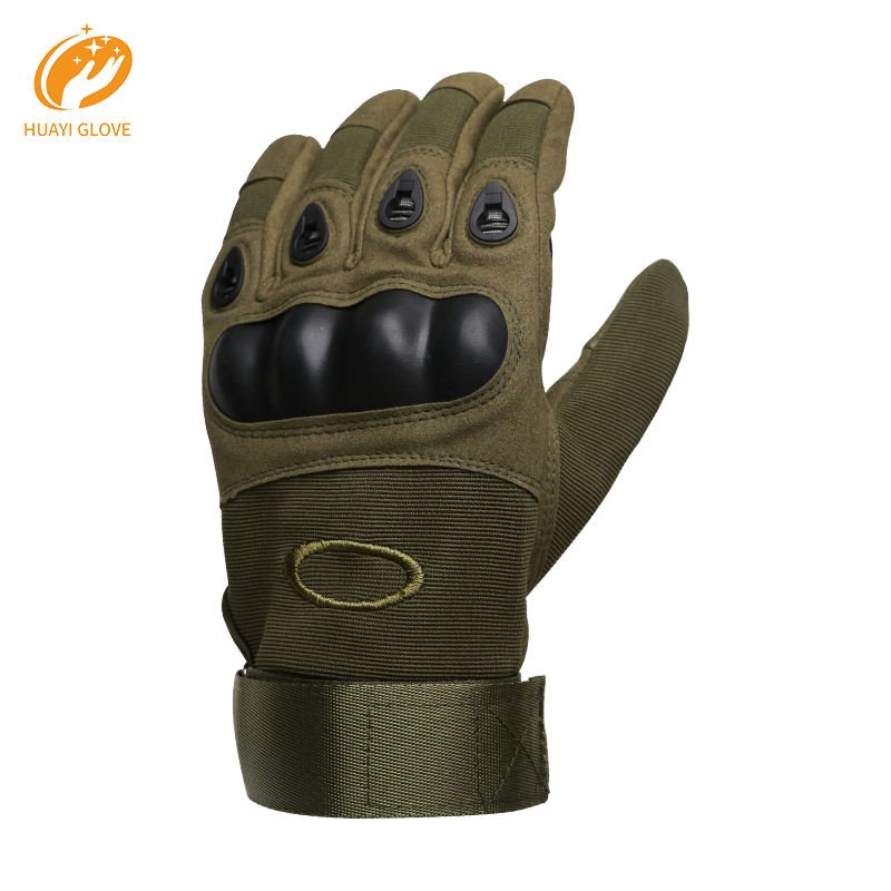 Outdoor full finger hand protective sports training tactical gloves men riding motorcycle guante tactico