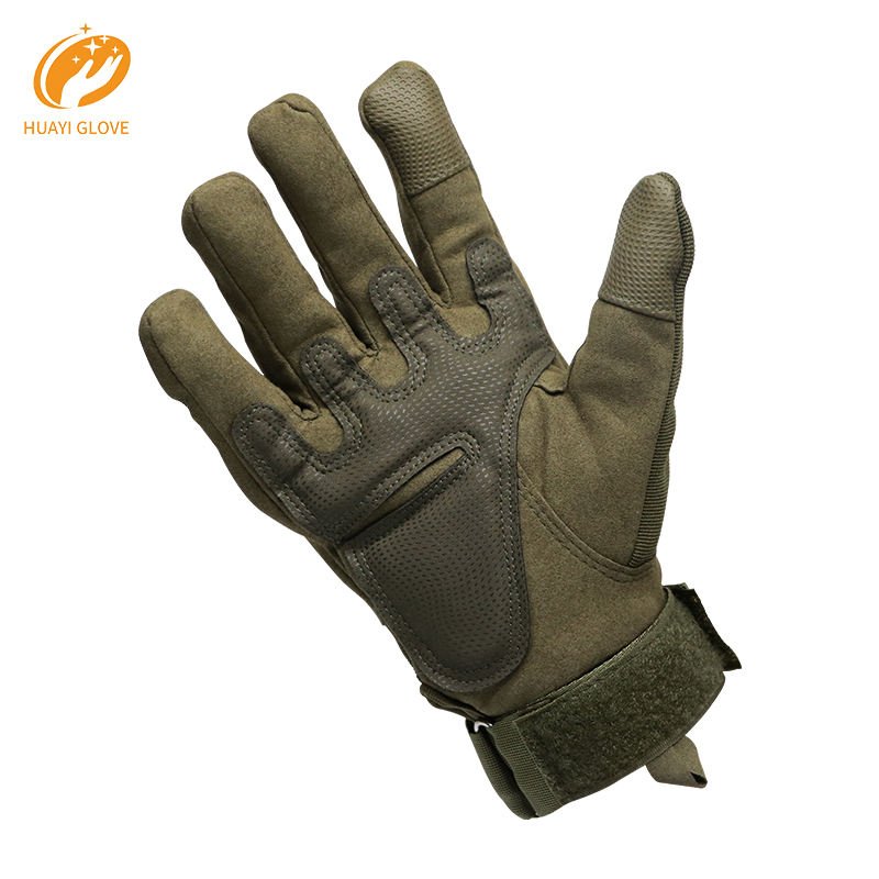 Outdoor full finger hand protective sports training tactical gloves men riding motorcycle guante tactico