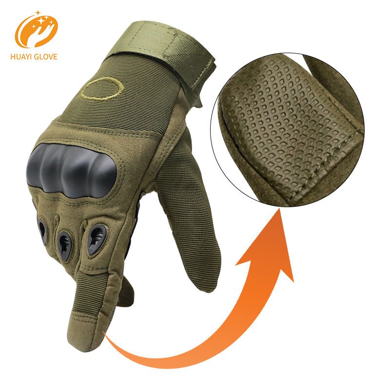 Outdoor full finger hand protective sports training tactical gloves men riding motorcycle guante tactico