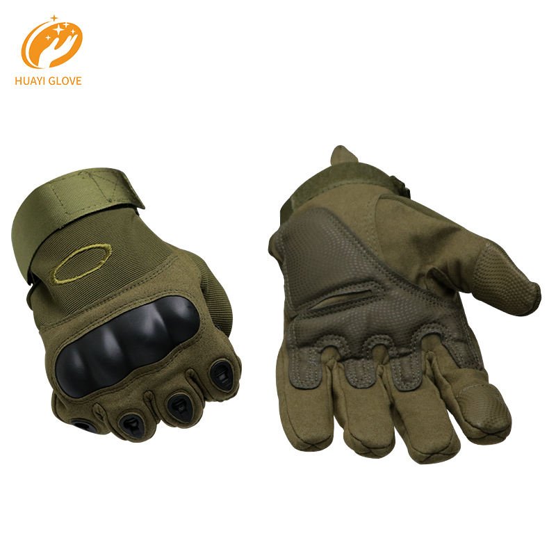 Outdoor full finger hand protective sports training tactical gloves men riding motorcycle guante tactico