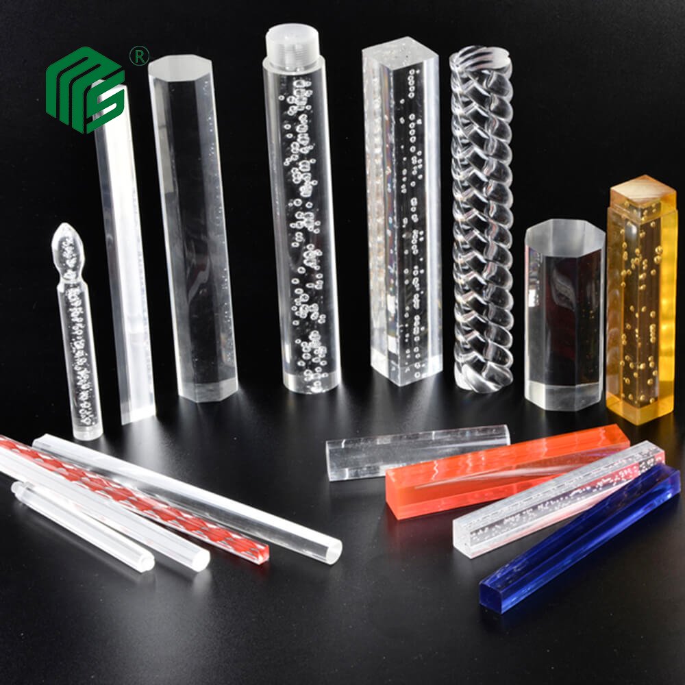 Multifunctional 5mm Acrylic PMMA Rod for lighting use