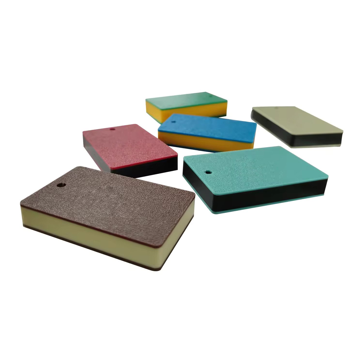 PE Plastic Waterproof Sandwich 3 layer PE Sheet dual color hdpe textured sheet
