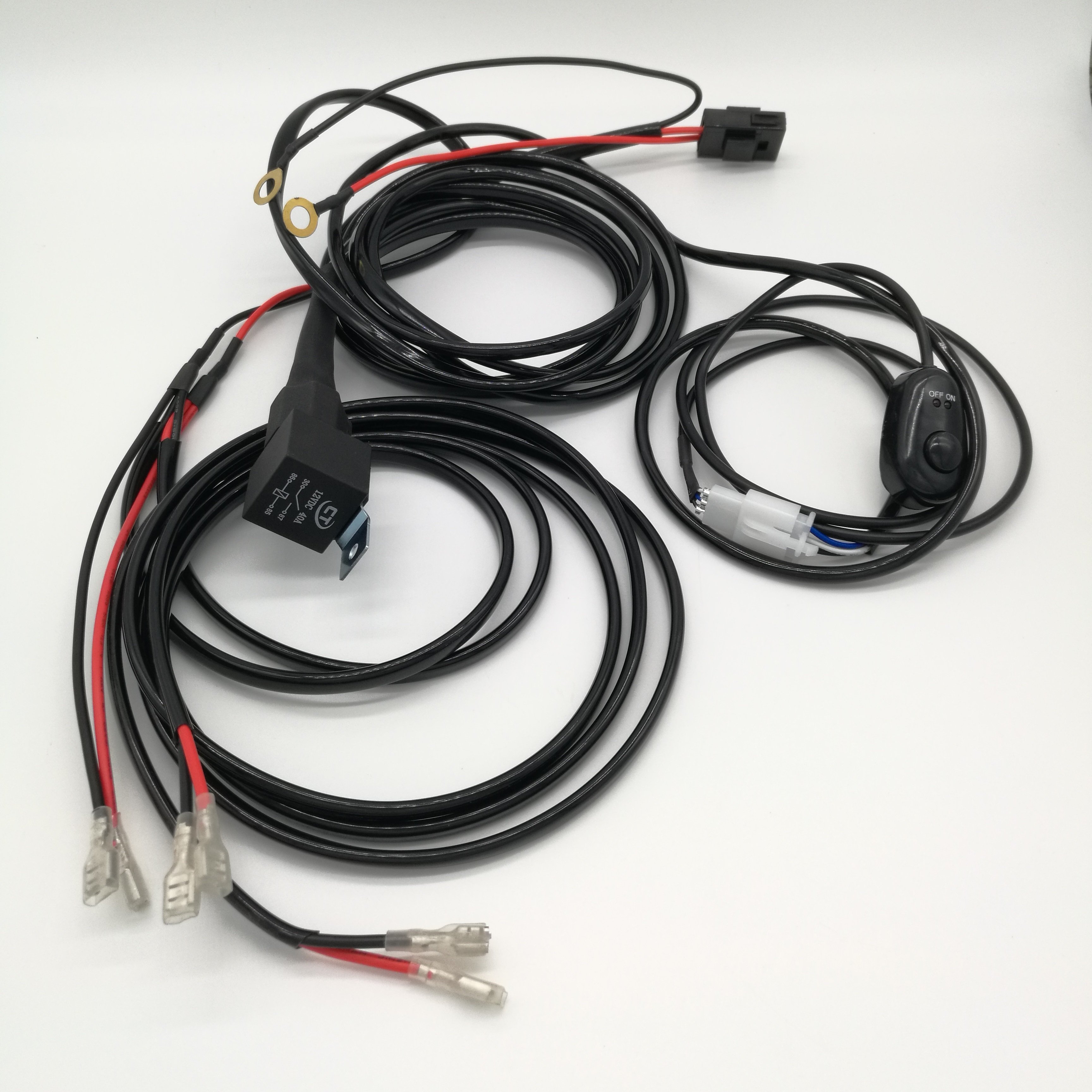 High Safety Protect Automotive Illuminated LED Wiring Harness For Mercedes