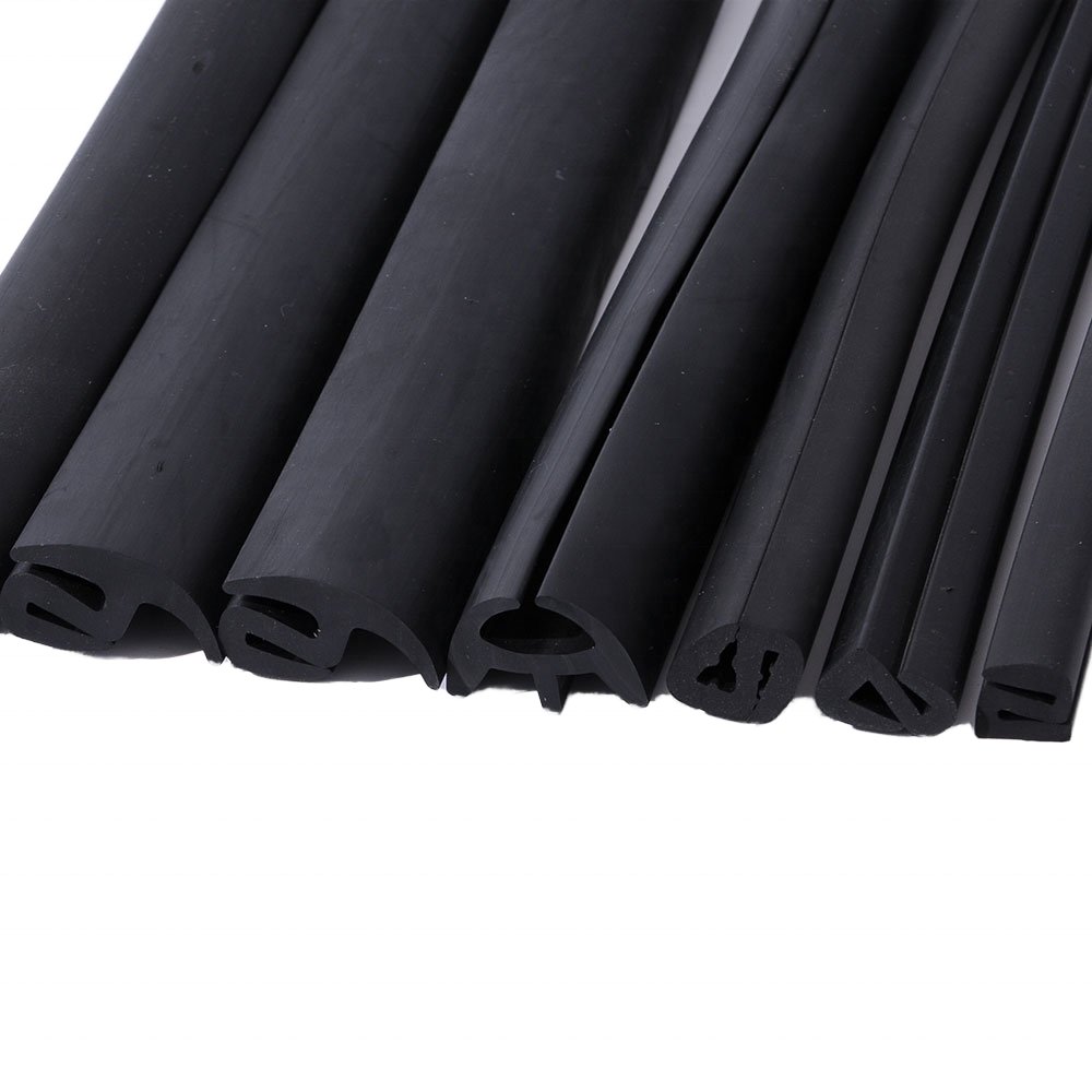 Waterproof Auto Glass Window Windshield Pressure Seal Three-Port Two-Port EPDM Rubber Strip Cutting Welding Automotive Rubber