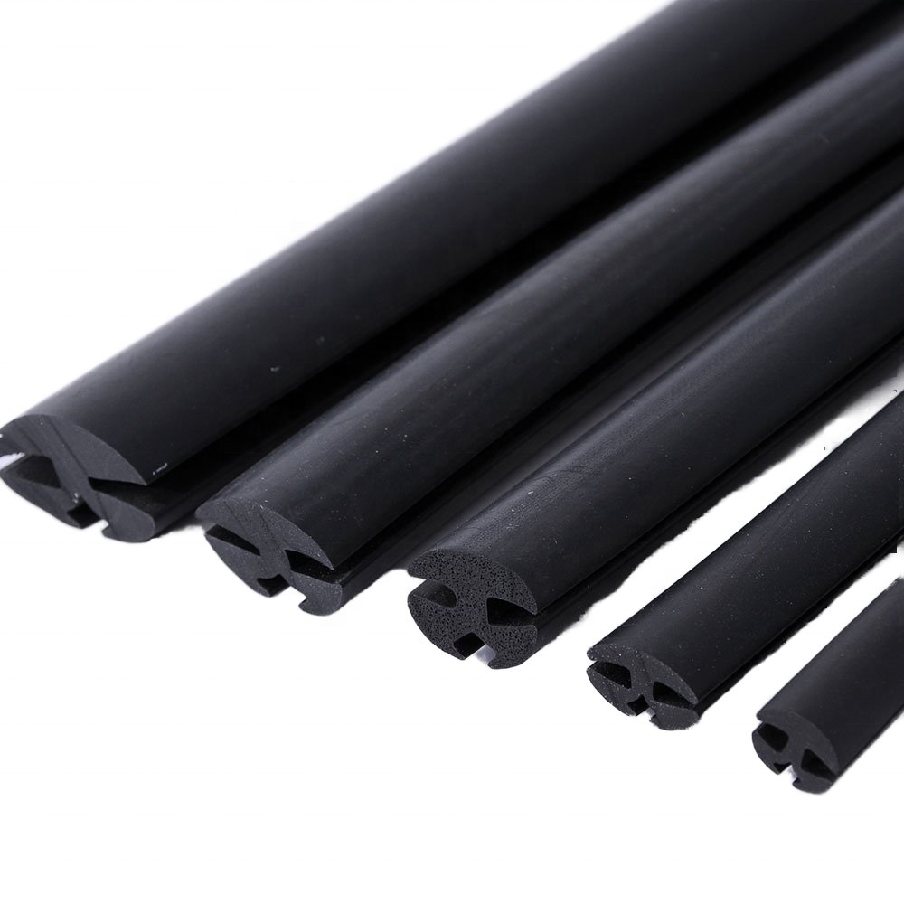 Waterproof Auto Glass Window Windshield Pressure Seal Three-Port Two-Port EPDM Rubber Strip Cutting Welding Automotive Rubber