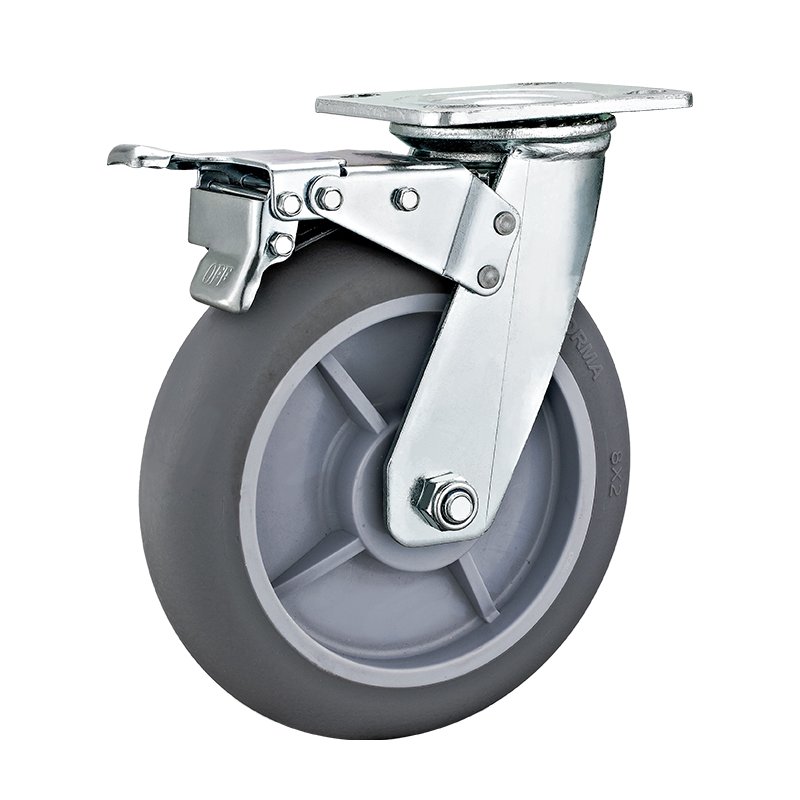 4"5"6"8" Heavy Duty Castors Industrial Trolley TPR/Rubber Wheel Casters