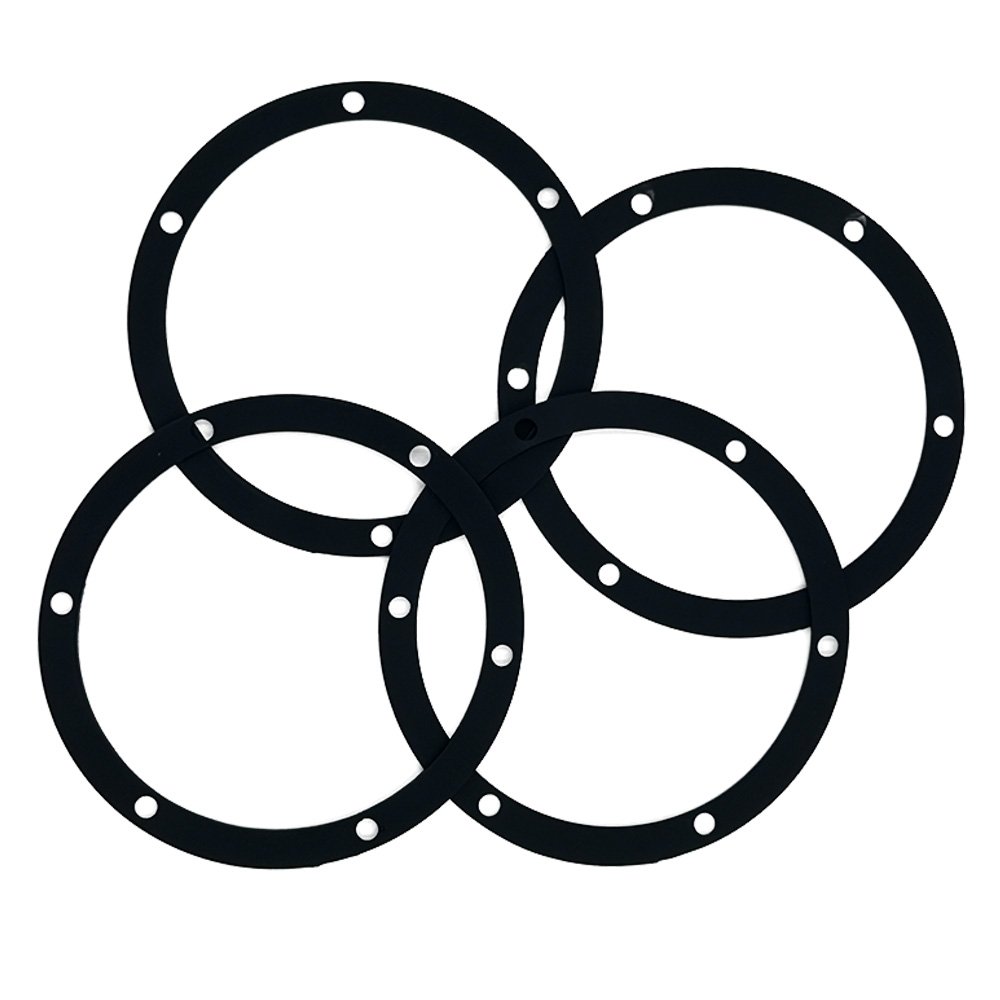 Silicone Flat round Gasket Waterproof Rubber Gasket Seal in EPDM NBR Material O Ring Pattern Moulding Process