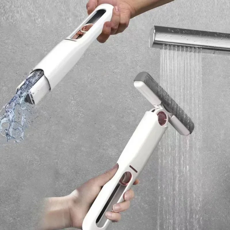 Mini Squeeze Mop Home Kitchen Car Cleaning Mop Desk Cleaner Glass Sponge Cleaning Mop Household Cleaning Tools