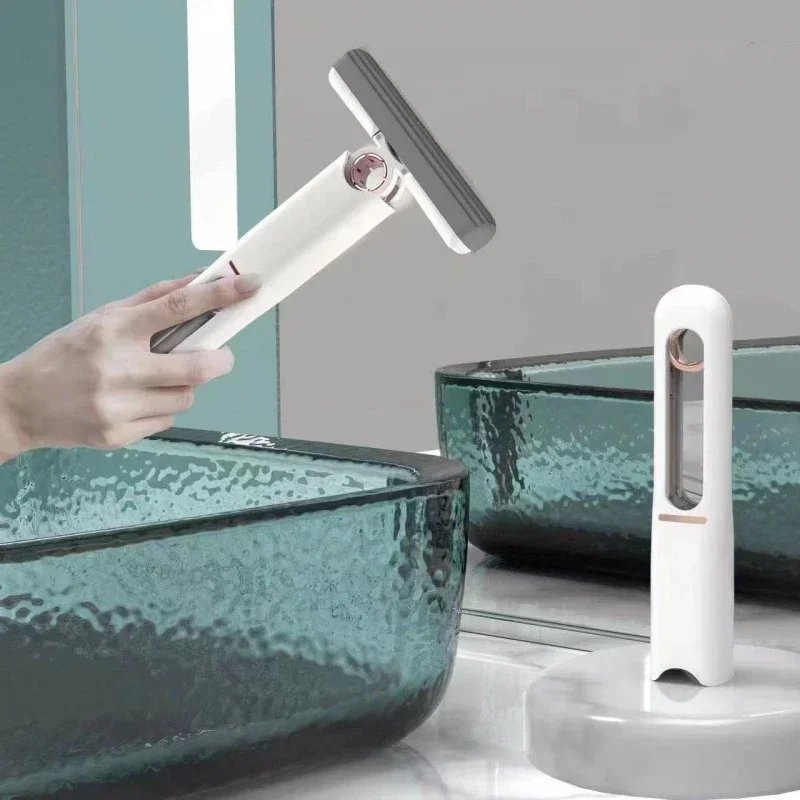Mini Squeeze Mop Home Kitchen Car Cleaning Mop Desk Cleaner Glass Sponge Cleaning Mop Household Cleaning Tools