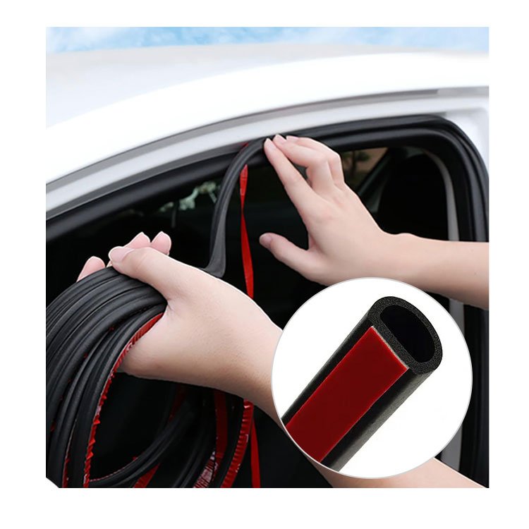 Waterproof Windproof Seal Strip OEM rubber Extrusions Automotive Windows Car Door Rubber Seal Strip