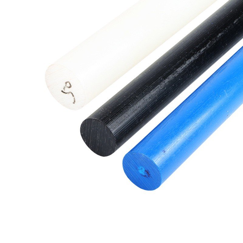Engineering plastics black nylon rod Blue nylon rod High toughness wear-resistant PA66 nylon rod White wholesale