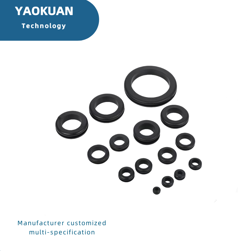 Black Rubber High Quality Impact Rubber Ring For Belt Conveyor Roller
