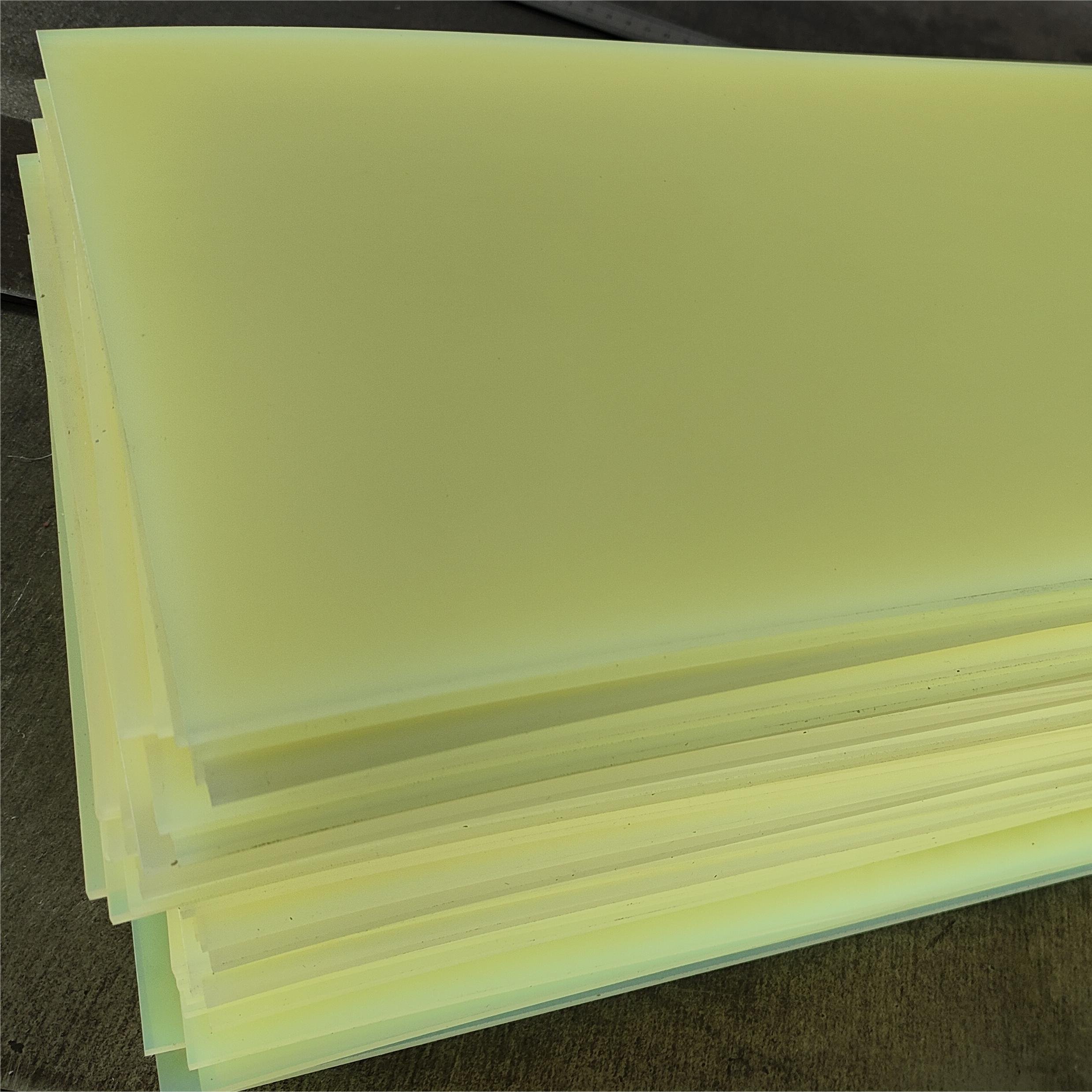 wearing and flexible 90A hardness polyurethane pu rubber plate